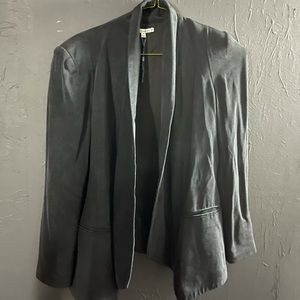 Grey/blue soft material.